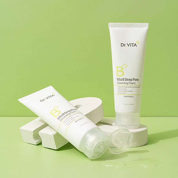 Vita B Deep Pore Cleansing Foam, sữa rửa mặt vita B- Dr.Vita