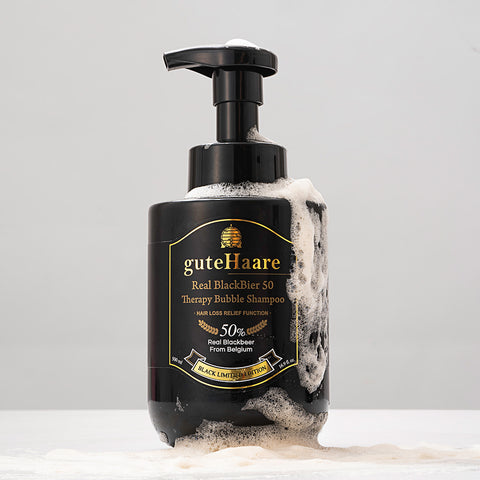Real blackbier 50- dầu gội đầu men bia đức