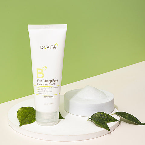 Vita B Deep Pore Cleansing Foam, sữa rửa mặt vita B- Dr.Vita