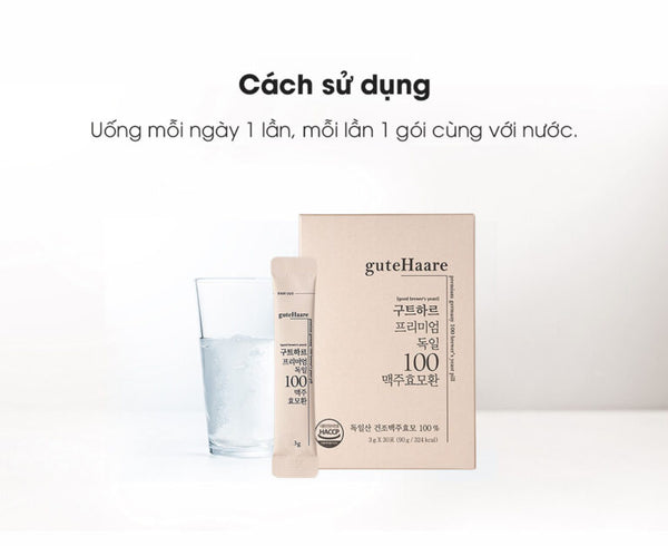[ GuteHaaere ] viên uống mọc tóc