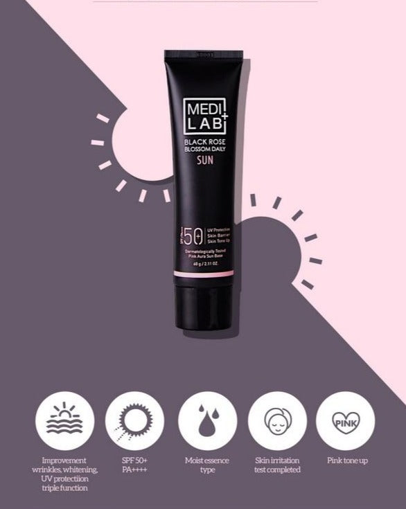 MEDI LAB+ Black Rose Blossom Daily Sun SPF 50+/PA++++